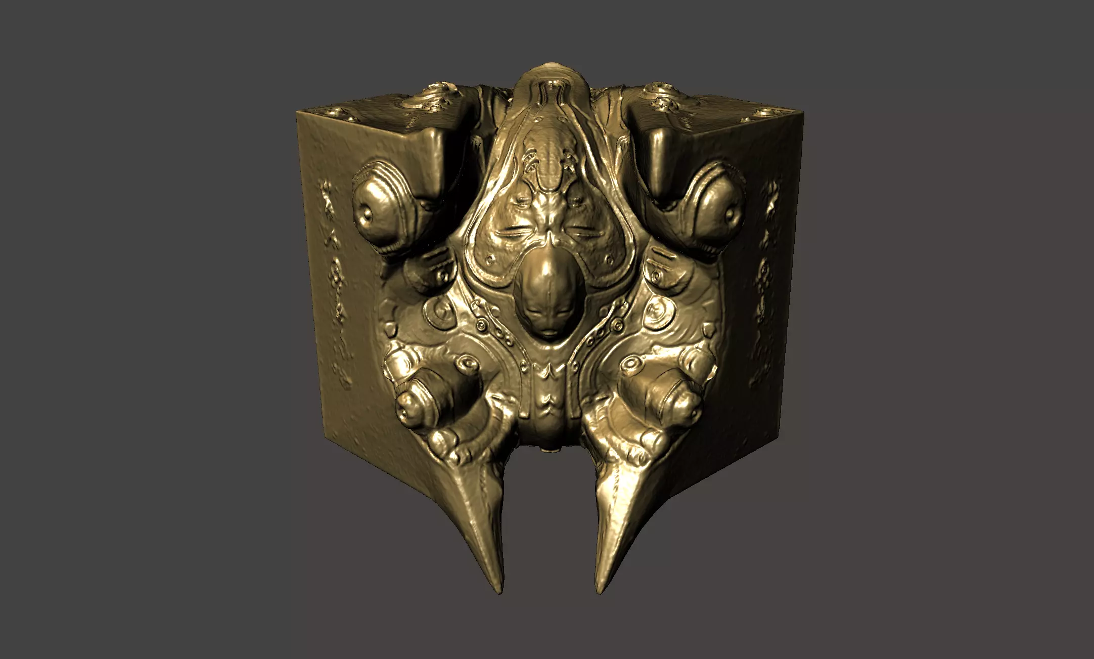DOOM 3 SOULCUBE - ULTRA DETAILED MESH Hi-Poly STL 3D print model