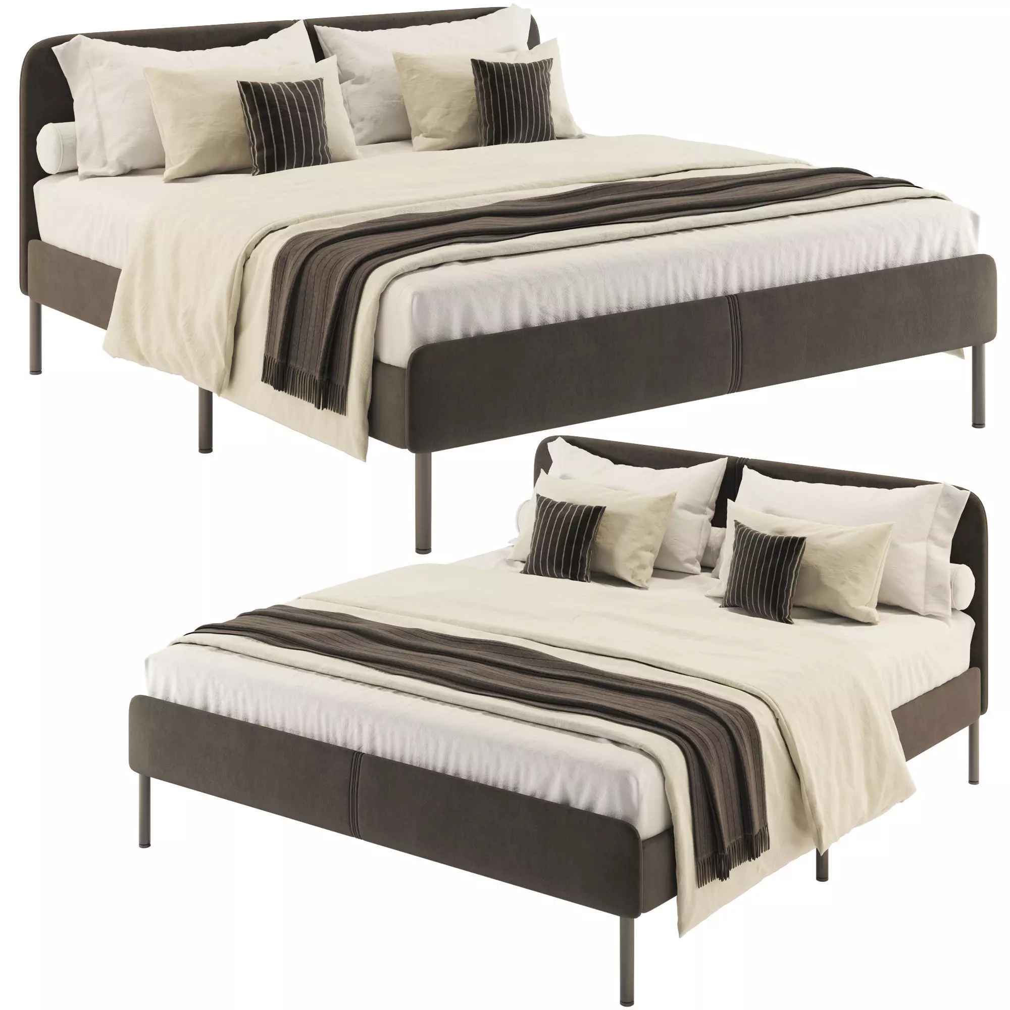 SLATTUM IKEA Bed 3D model