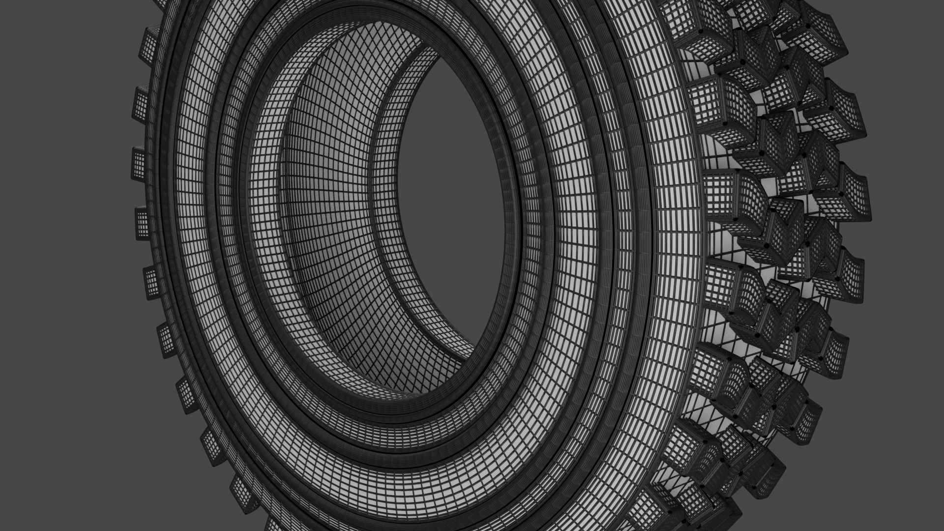 Tyre 2 tire 3D print model_7