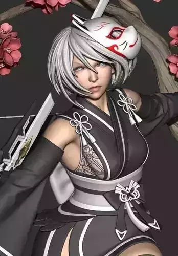 2B kimono 3D print model