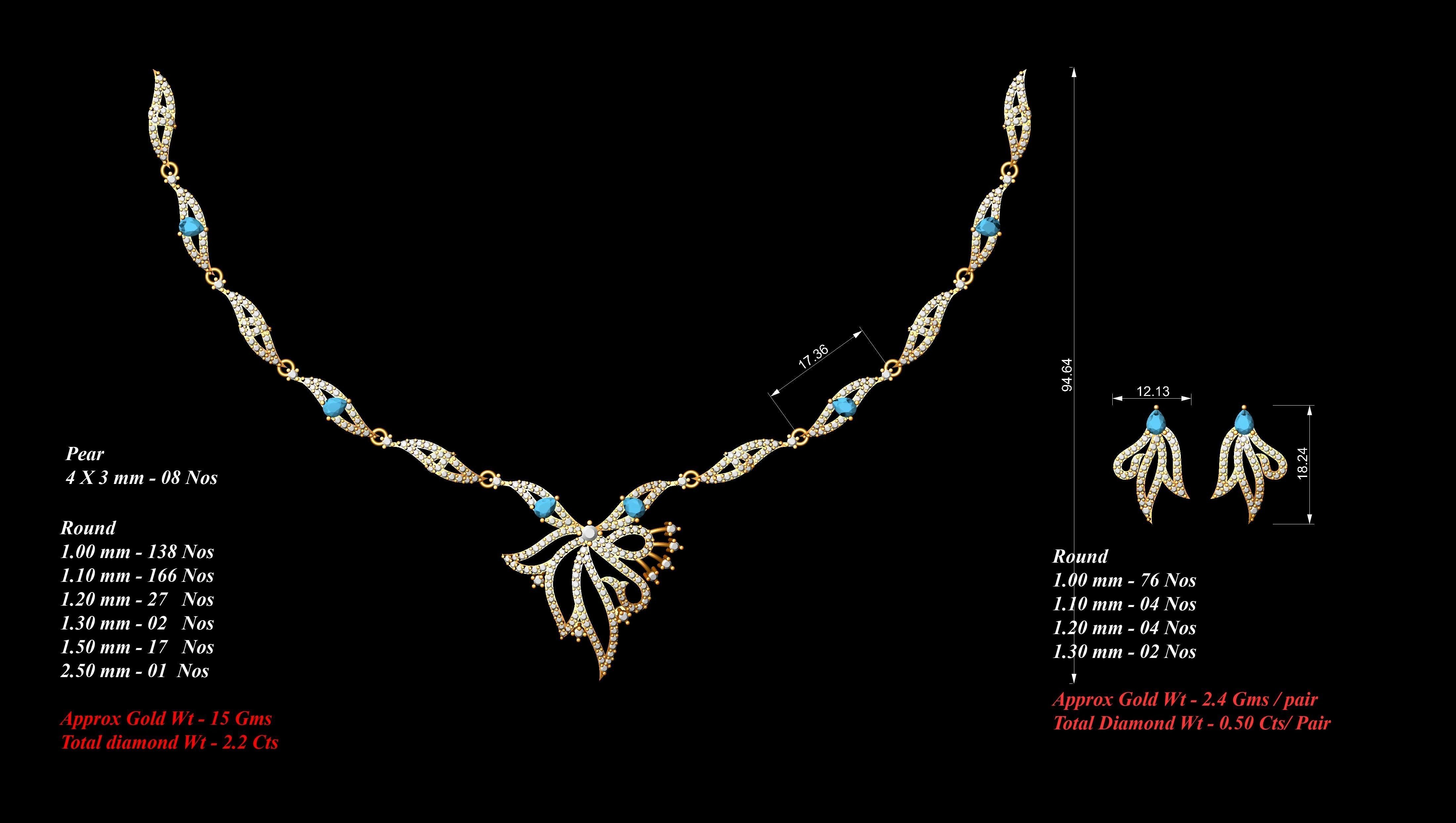 necklace  53  bulk  3dm files ready to print  part 06 3D print model_47