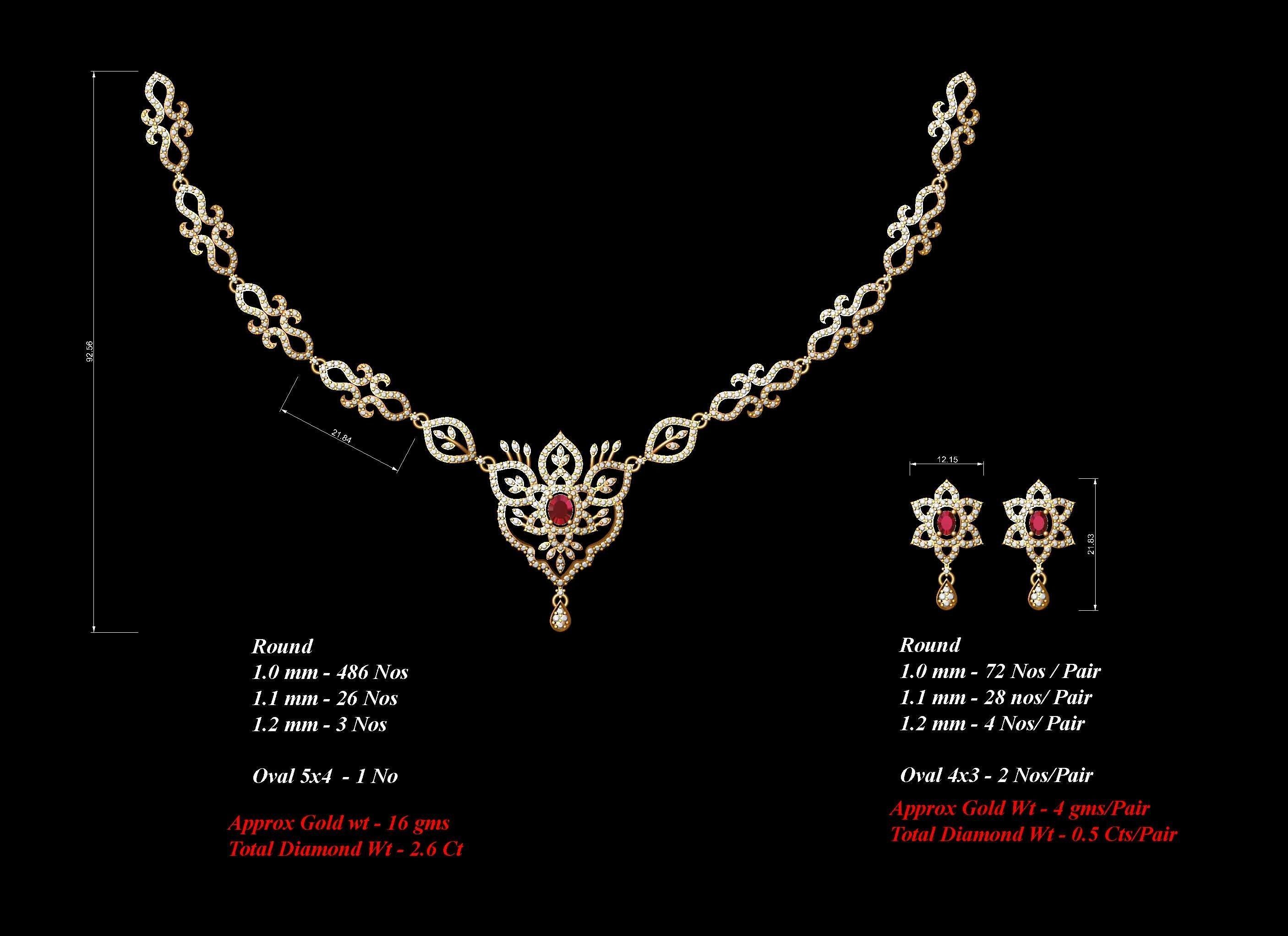 necklace  53  bulk  3dm files ready to print  part 06 3D print model_49