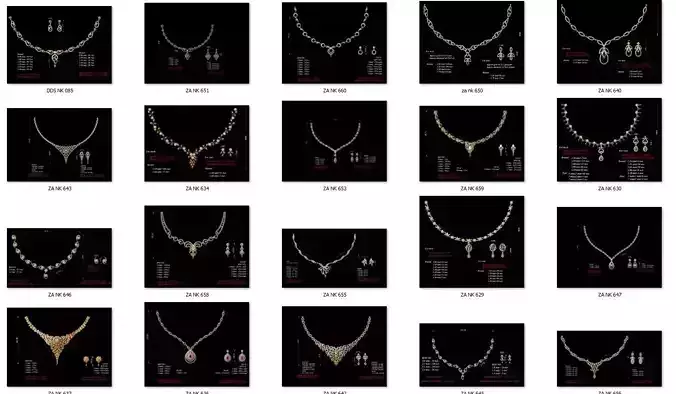 necklace  53  bulk  3dm files ready to print  part 06 3D print model