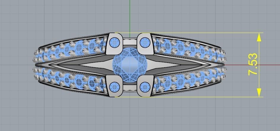 Ring Model 2530 3D print model_6