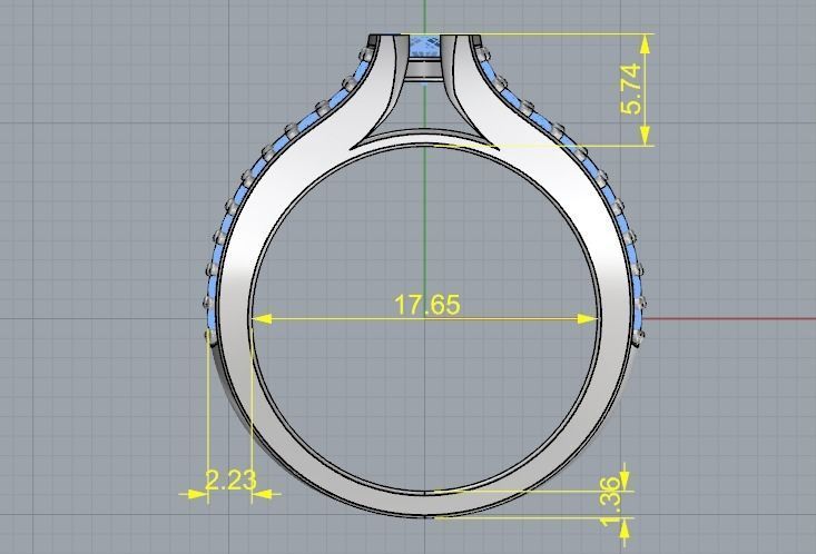 Ring Model 2530 3D print model_5