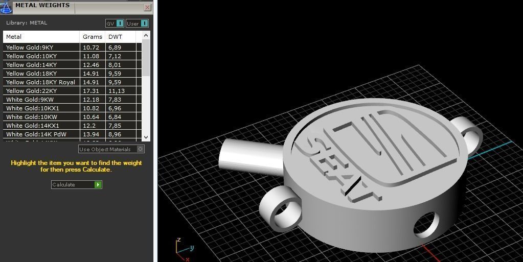 Pendant with Seat sign Model 2525 3D print model_8