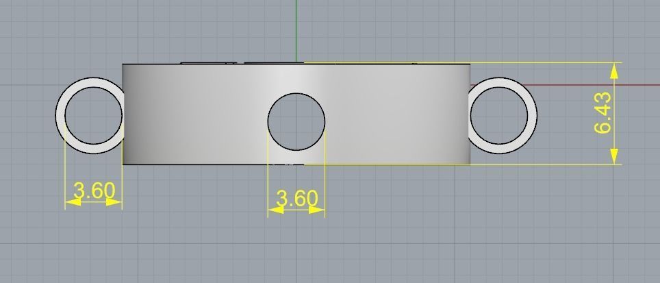 Pendant with Seat sign Model 2525 3D print model_7