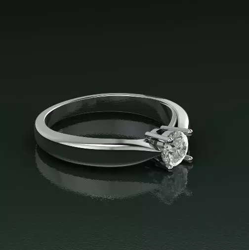 Soliter ring Model 2520 3D print model_0