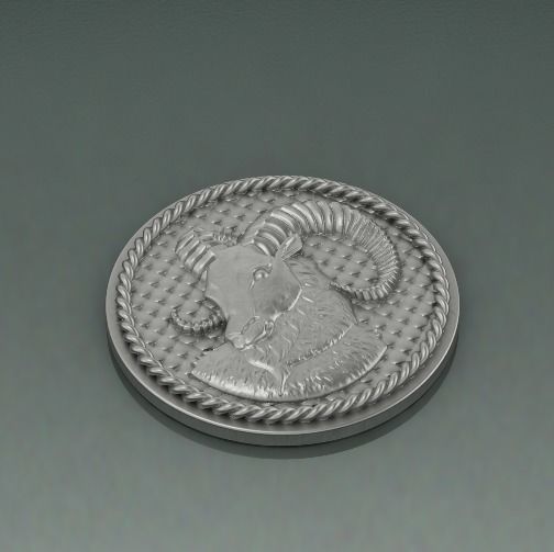 Aries zodiac sign Model 2511 3D print model_1