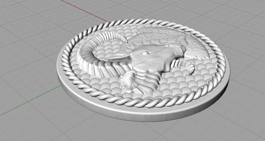 Aries zodiac sign Model 2511 3D print model_4