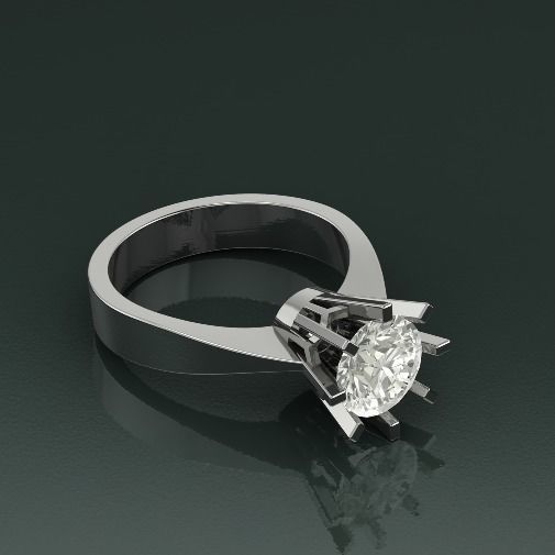 Soliter ring Model 2510 3D print model_1