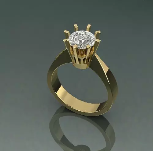 Soliter ring Model 2510 3D print model_0