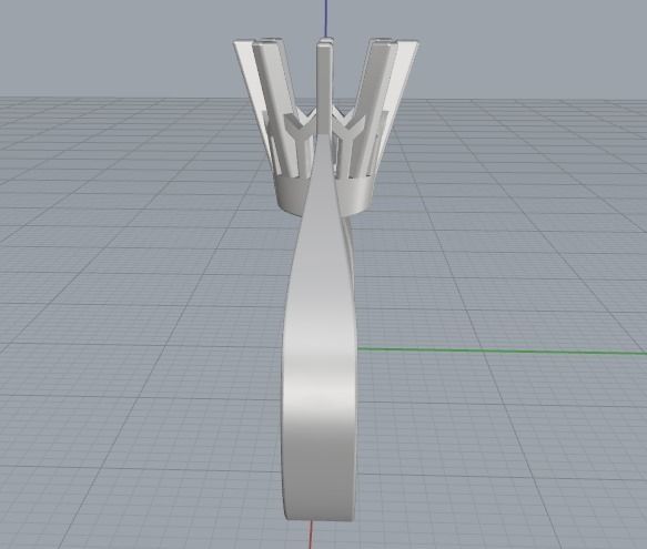 Soliter ring Model 2510 3D print model_2