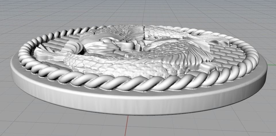 Pisces zodiac sign Model 2508 3D print model_4
