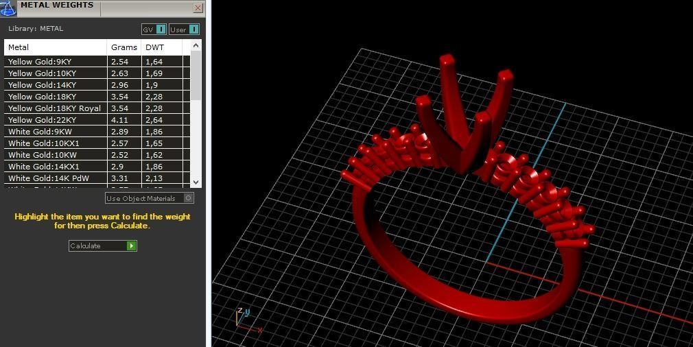 Double Ring Model 2505 3D print model_9