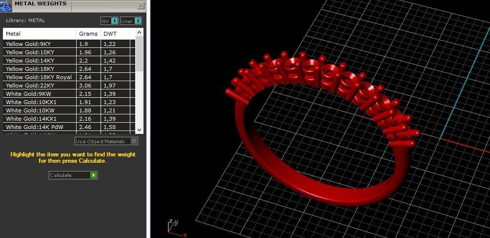 Double Ring Model 2505 3D print model_8