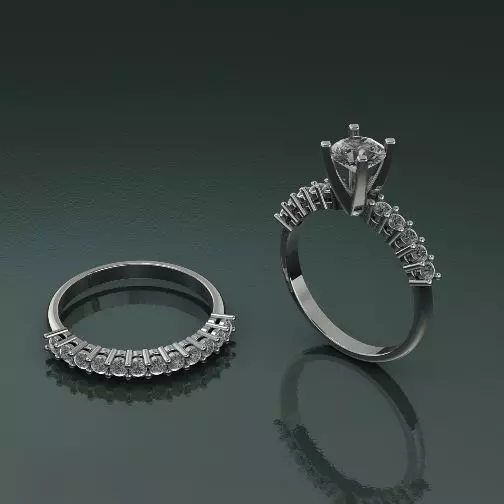 Double Ring Model 2505 3D print model_0