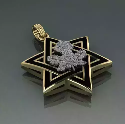 Pendant Star Model 2504