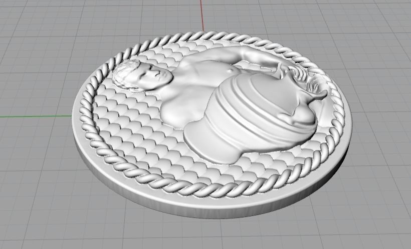 Aquarius zodiac sign Model 2498 3D print model_4