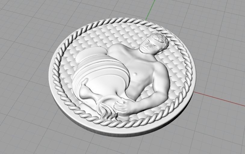 Aquarius zodiac sign Model 2498 3D print model_2