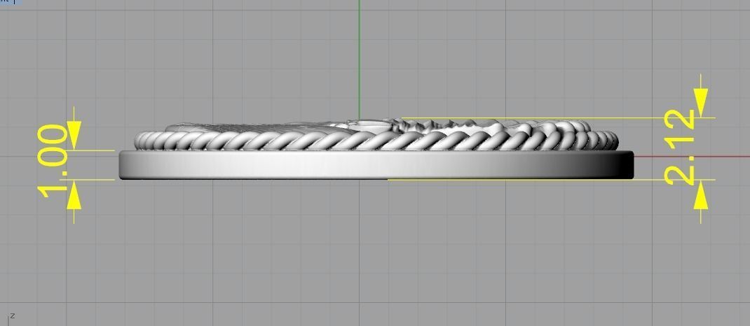 Goat zodiac sign Model 2496 3D print model_7