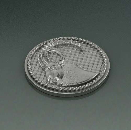 Goat zodiac sign Model 2496 3D print model_1