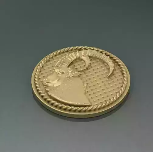 Goat zodiac sign Model 2496 3D print model