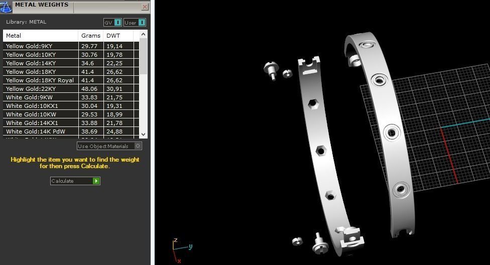 Bracelet Model 2490 3D print model_8