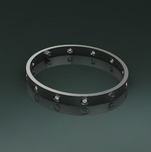 Bracelet Model 2490 3D print model_1