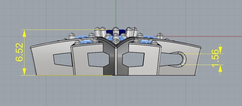 Pendant star Model 2488 3D print model_7