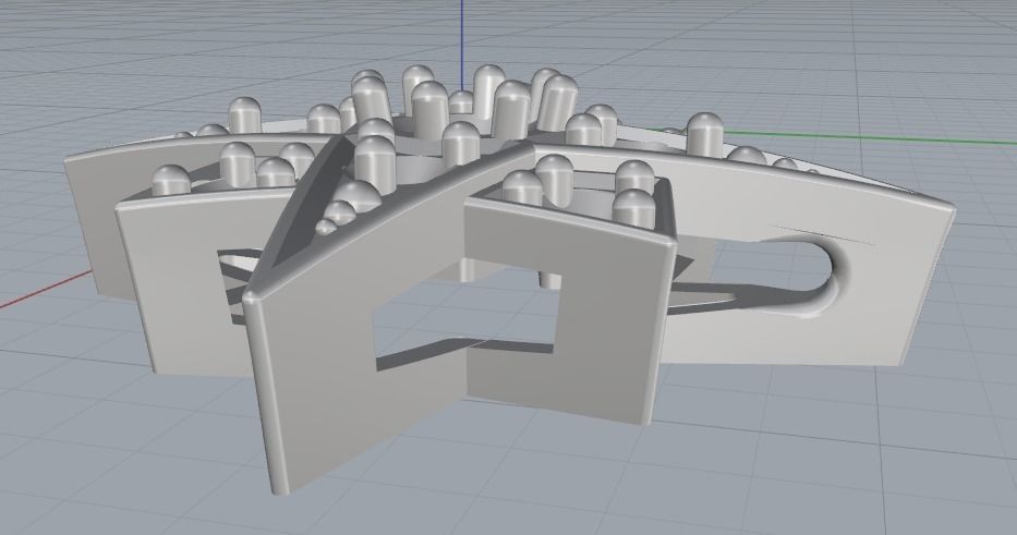 Pendant star Model 2488 3D print model_3