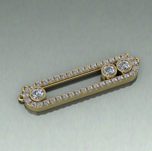 Pendant Model 2486 3D print model_1