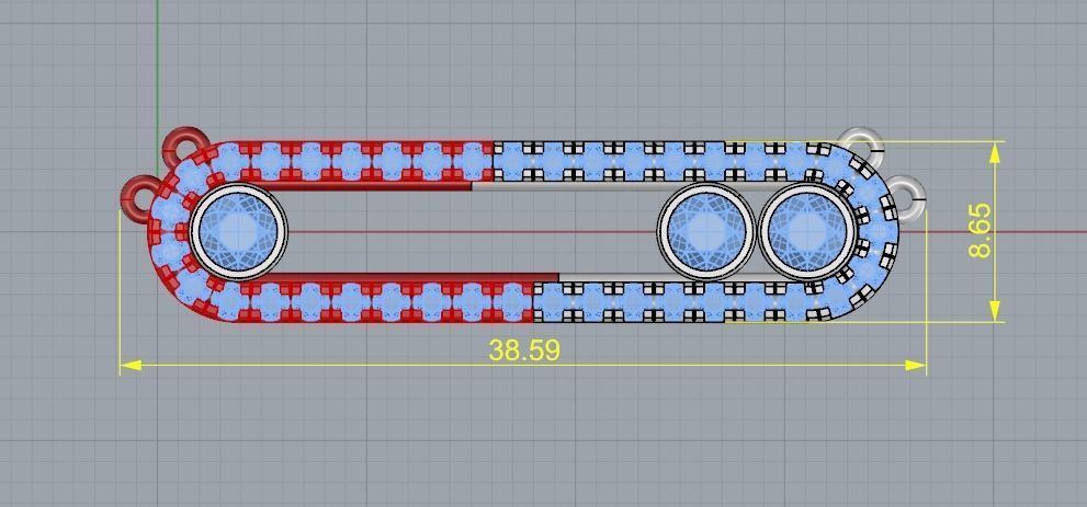 Pendant Model 2486 3D print model_6