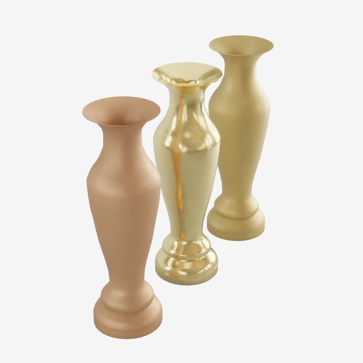 Decorative Vase Low-poly 3D model_5