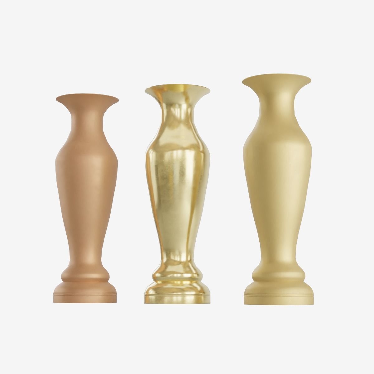 Decorative Vase Low-poly 3D model_8