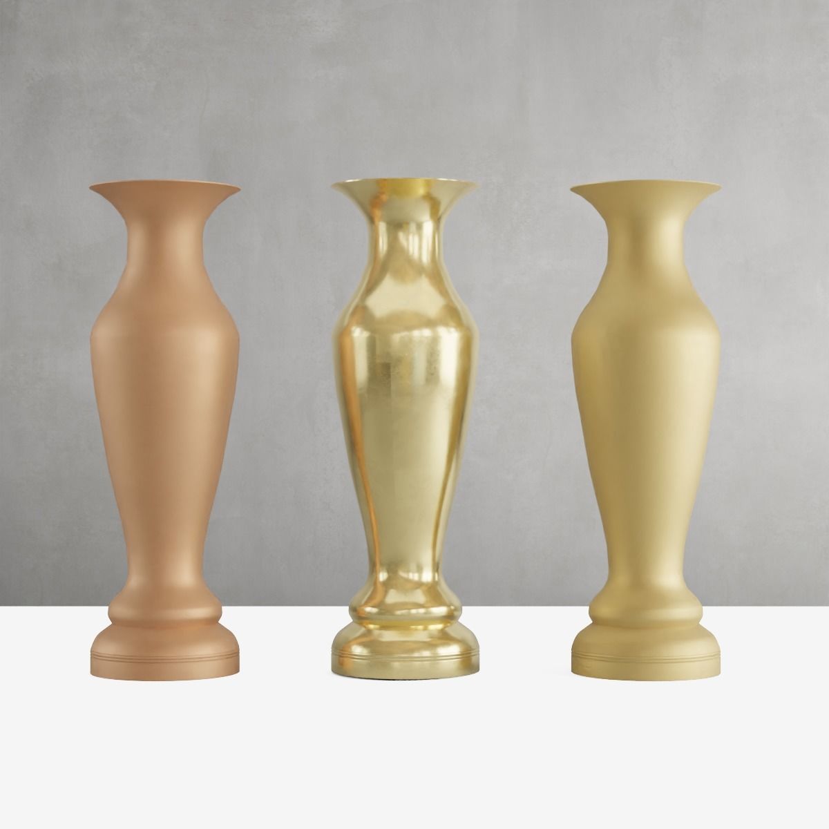 Decorative Vase Low-poly 3D model_3