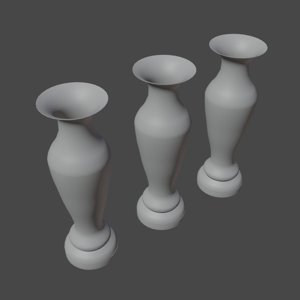 Decorative Vase Low-poly 3D model_15