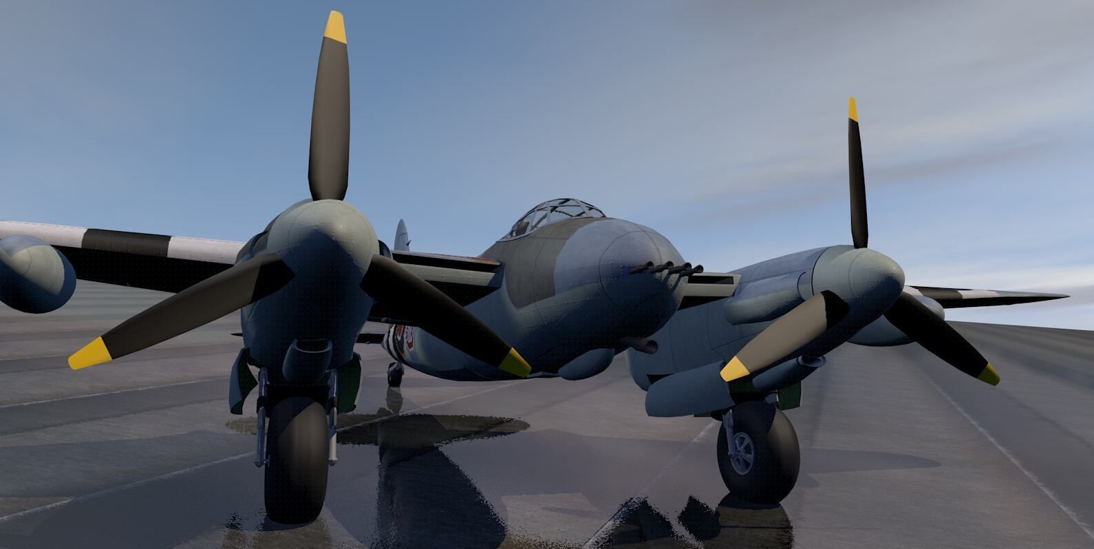 DeHavilland Mosquito Mk-18 3D model_7