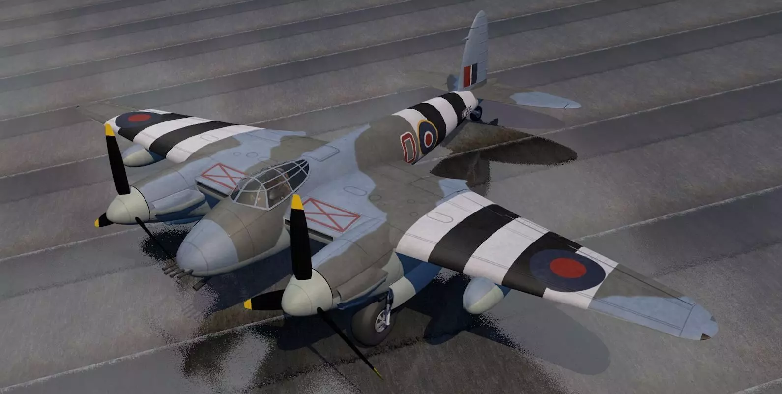 DeHavilland Mosquito Mk-18 3D model_0