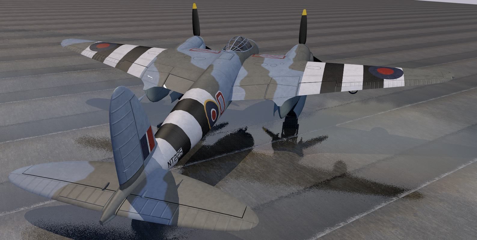 DeHavilland Mosquito Mk-18 3D model_2