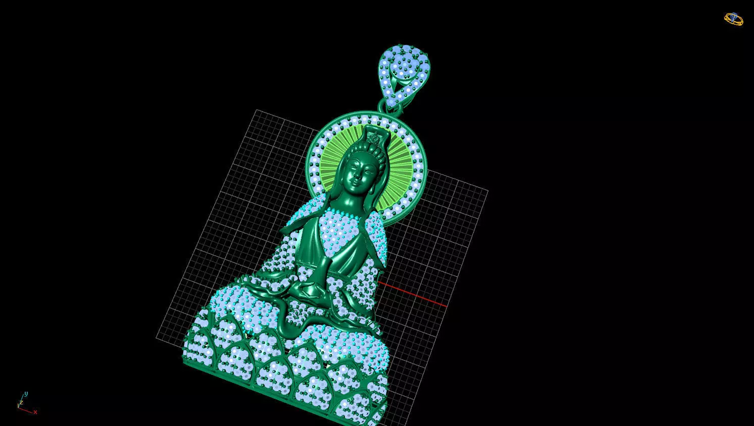 Buddha Bodhisattva 3D print model_0