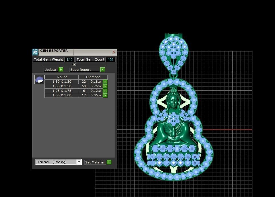 Buddha Bodhisattva 3D print model_3