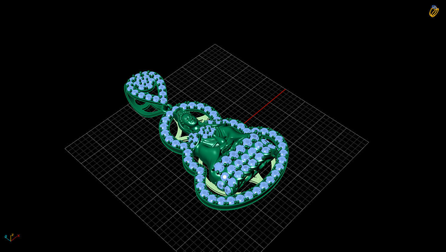 Buddha Bodhisattva 3D print model_1