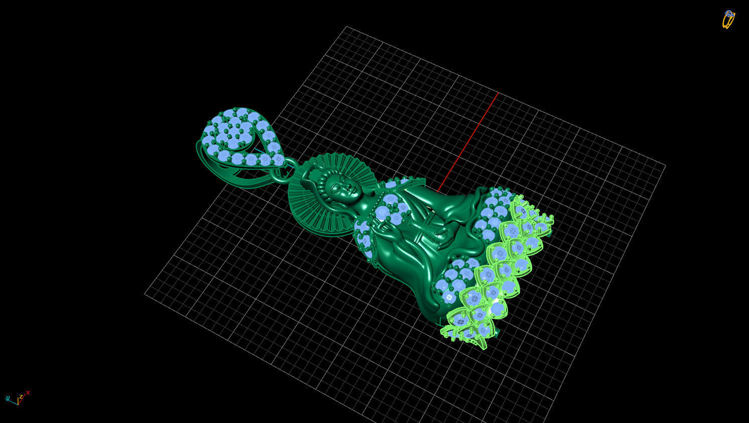 Buddha Bodhisattva 3D print model_1