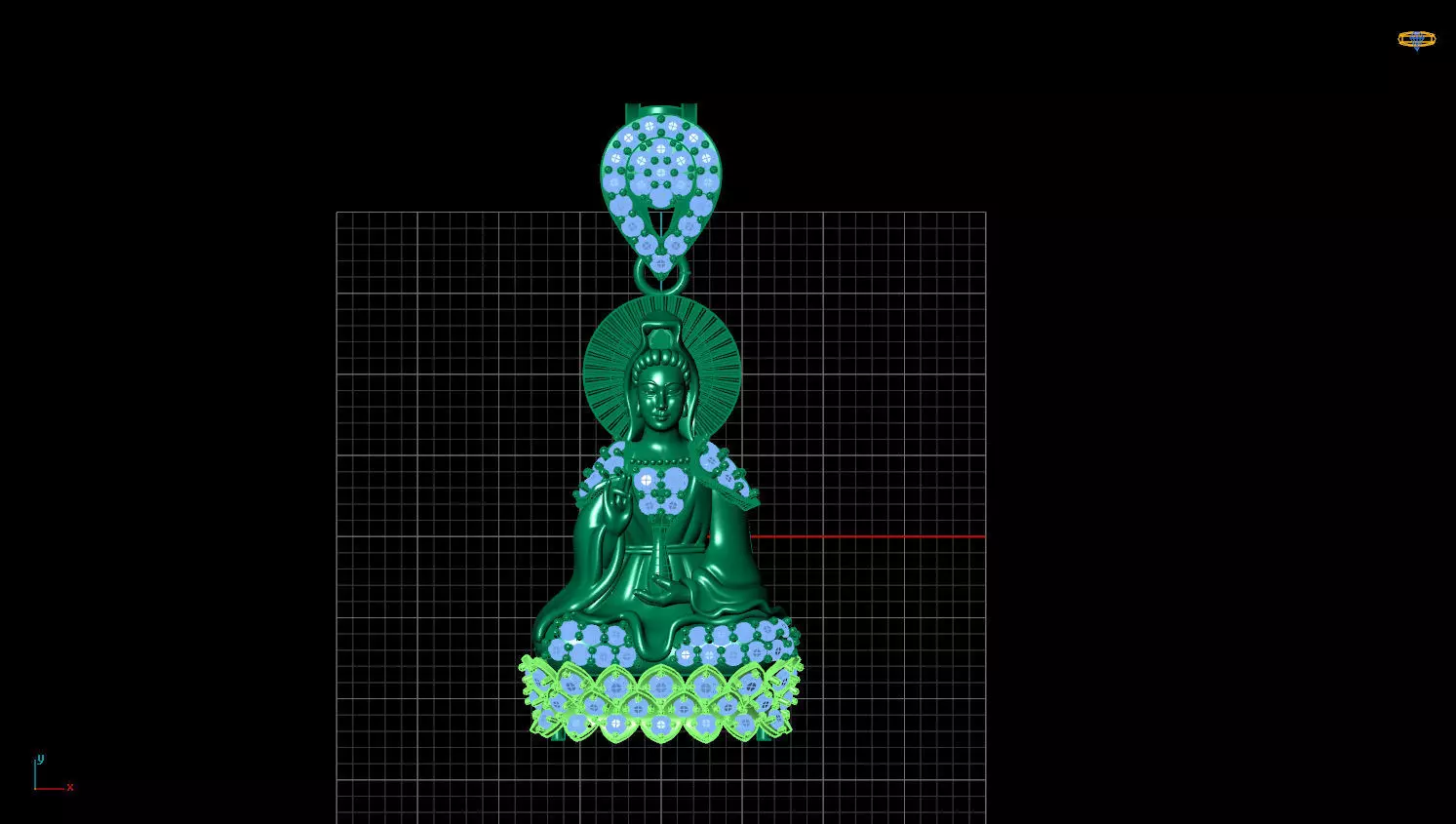 Buddha Bodhisattva 3D print model_0
