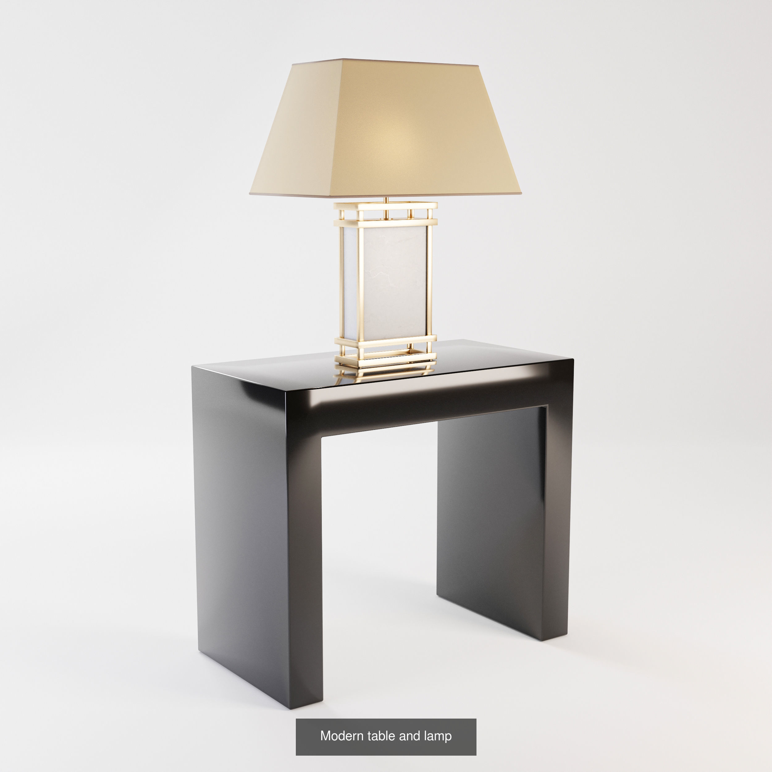 Modern Furniture Set 3D Model Collection_43