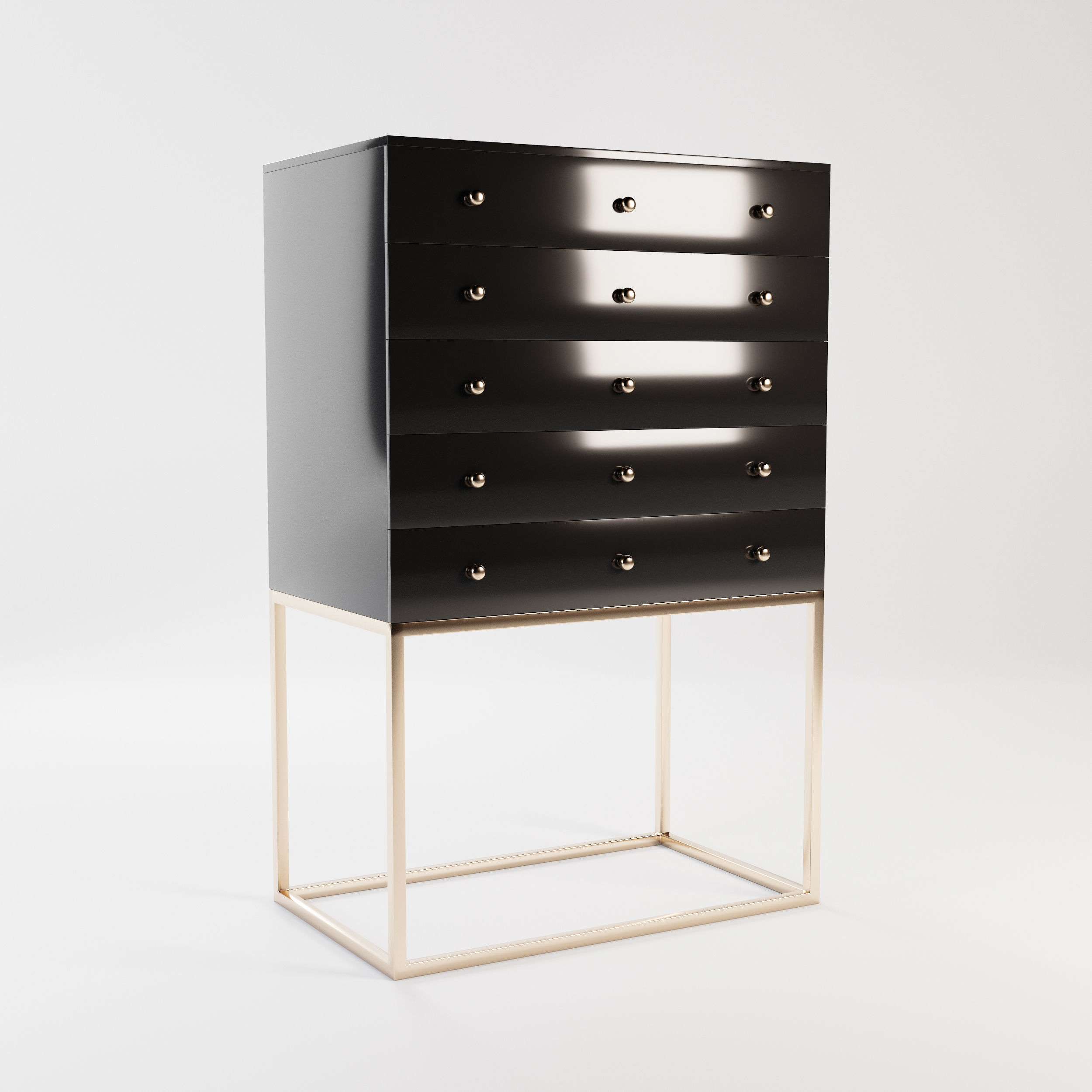 Modern Furniture Set 3D Model Collection_21