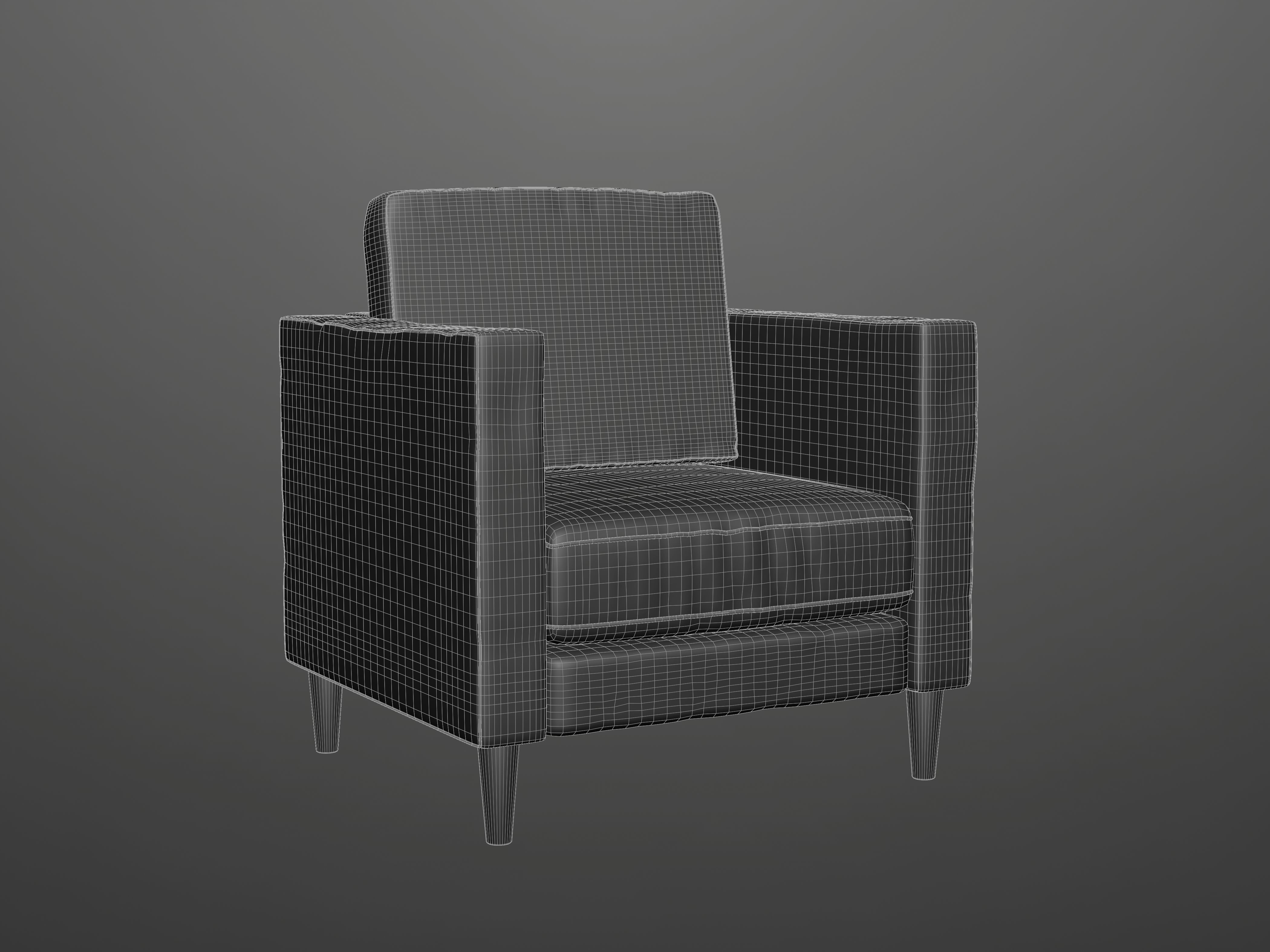 Modern Furniture Set 3D Model Collection_6
