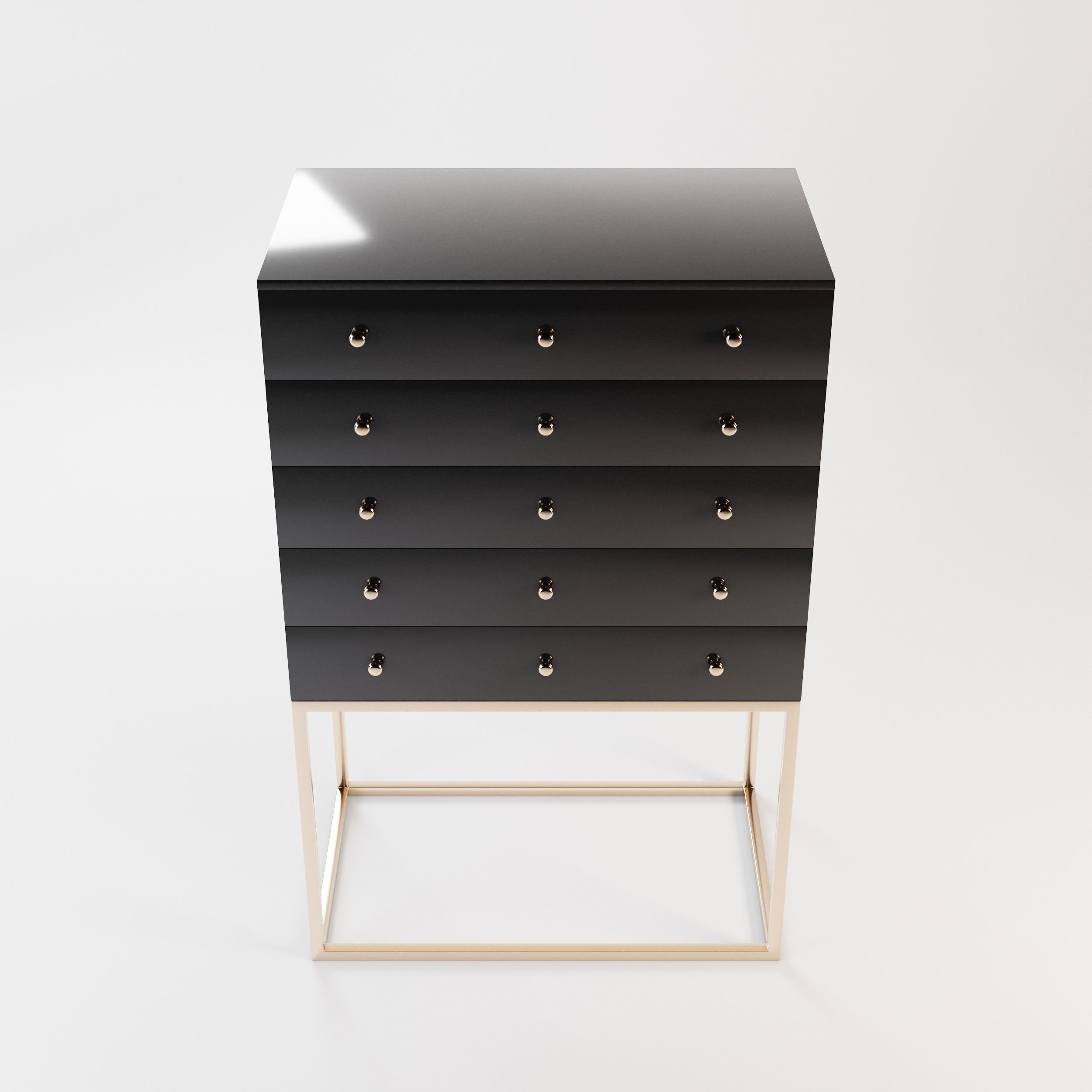 Modern Furniture Set 3D Model Collection_22