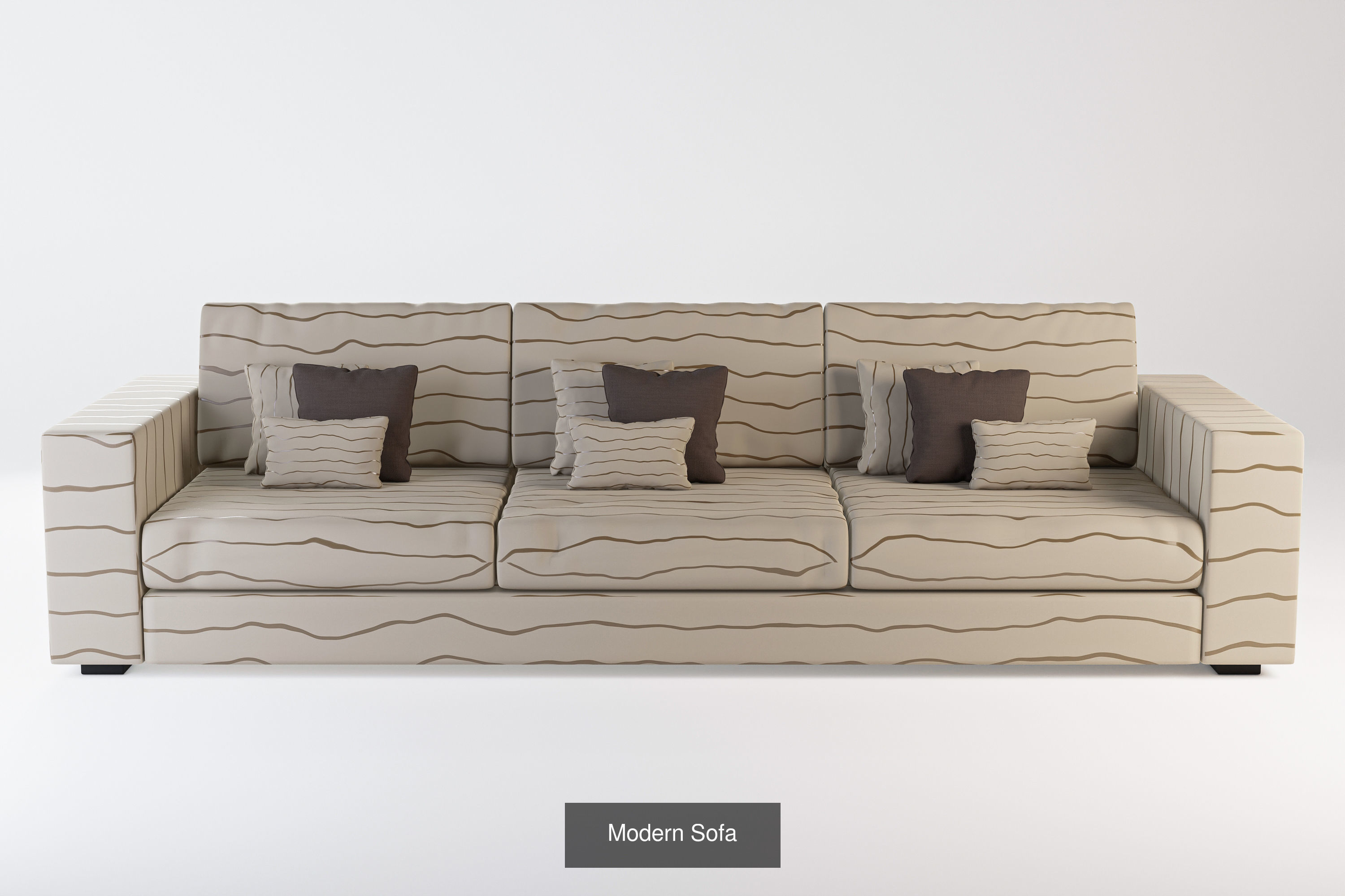 Modern Furniture Set 3D Model Collection_36